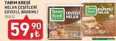 TARIM KREDİ HELVA ÇEŞİTLERİ CEVİZLİ - BADEMLİ 350 G
